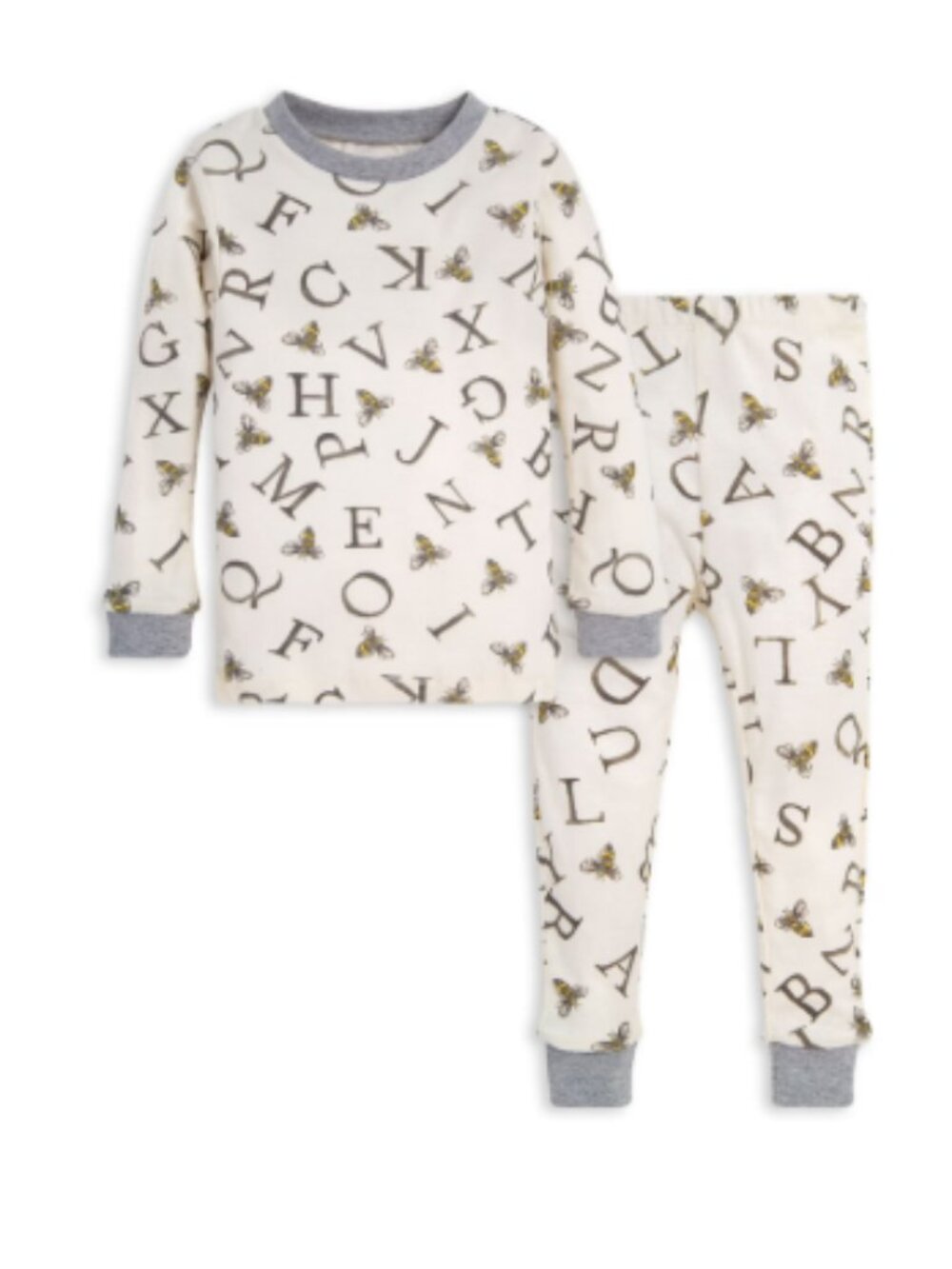 Burt's Bee's Adorable Alphabet Pajama Set 5T